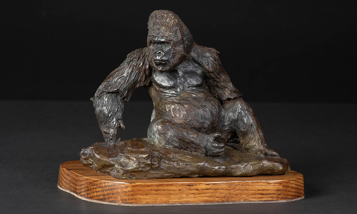 Willie B Gorilla Small-Bogucki Studio Sculpture